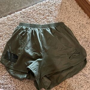 Grunt Style Green Men's Athletic Shorts